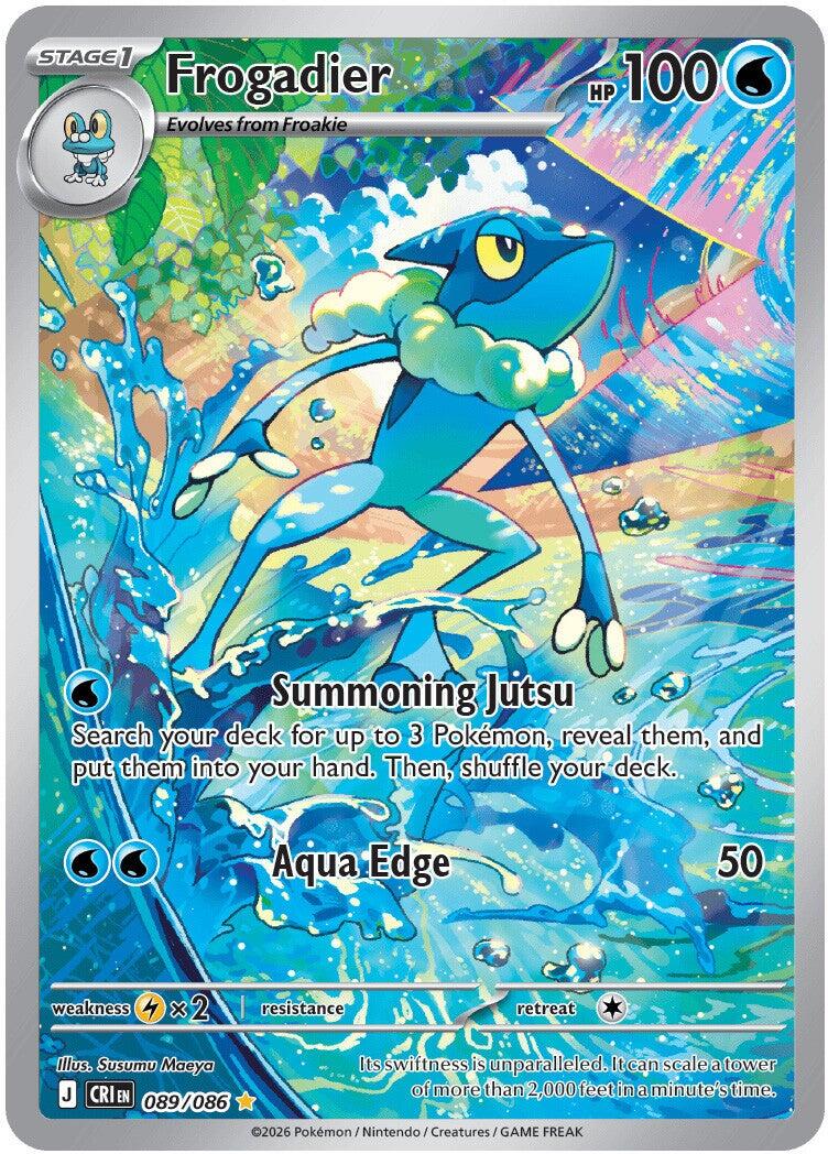 Frogadier (089/086) [Mega Evolution: Chaos Rising] | Anubis Games and Hobby
