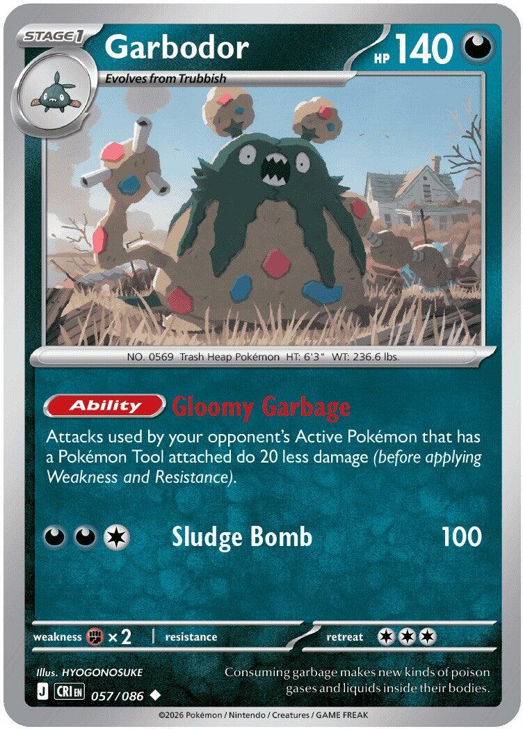 Garbodor (057/086) [Mega Evolution: Chaos Rising] | Anubis Games and Hobby