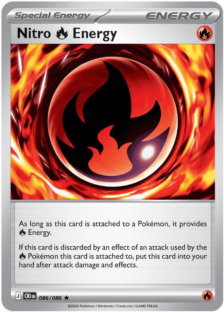 Nitro R Energy (086/086) [Mega Evolution: Chaos Rising] | Anubis Games and Hobby