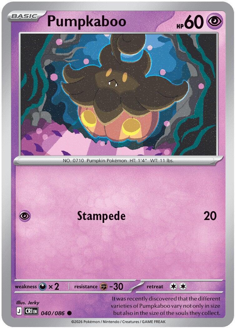 Pumpkaboo (040/086) [Mega Evolution: Chaos Rising] | Anubis Games and Hobby