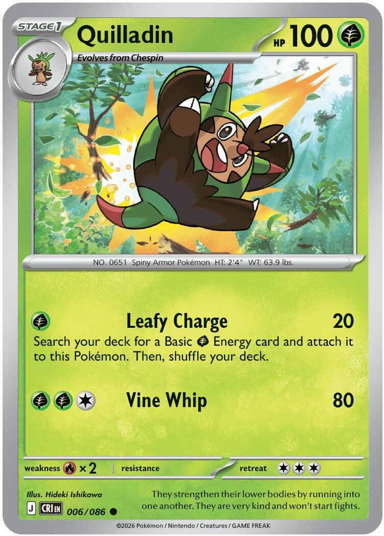 Quilladin (006/086) [Mega Evolution: Chaos Rising] | Anubis Games and Hobby