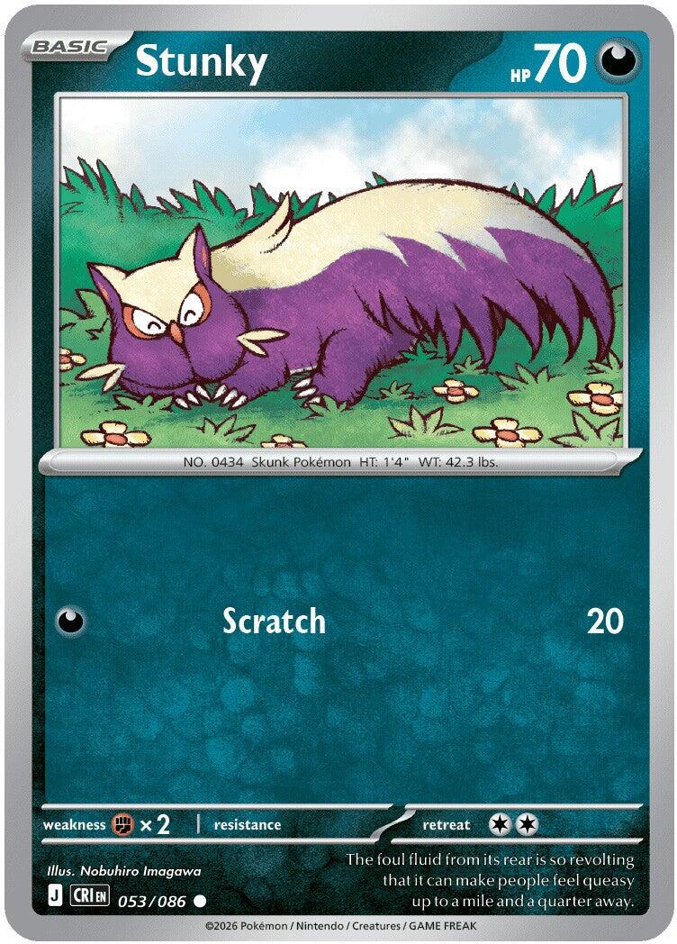 Stunky (053/086) [Mega Evolution: Chaos Rising] | Anubis Games and Hobby