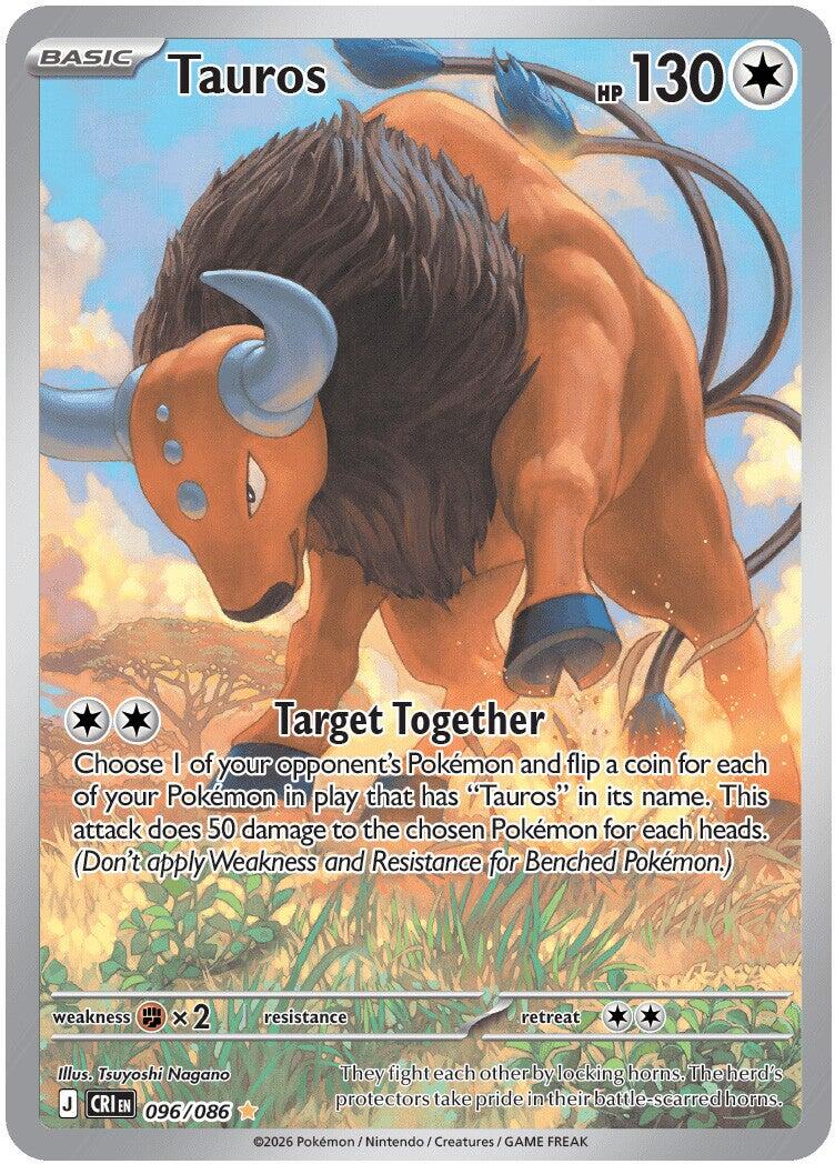 Tauros (096/086) [Mega Evolution: Chaos Rising] | Anubis Games and Hobby