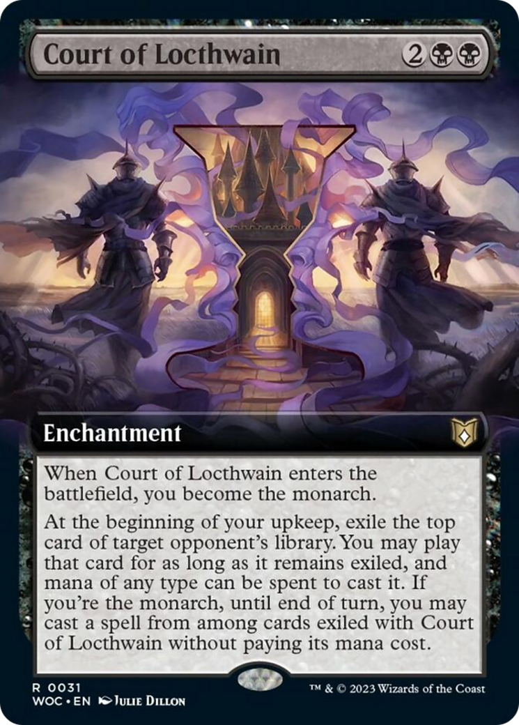 Court of Locthwain (Extended Art) [Wilds of Eldraine Commander] | Anubis Games and Hobby