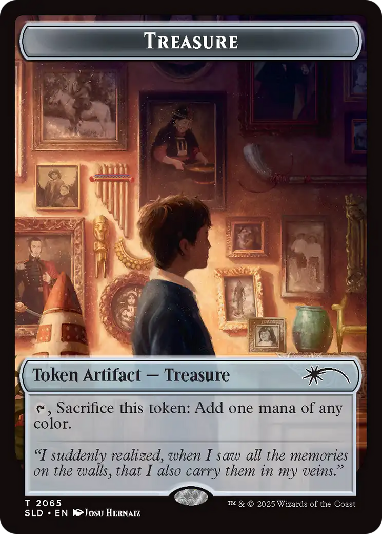 Treasure Token (2065) (Rainbow Foil) [Secret Lair Drop Series] | Anubis Games and Hobby