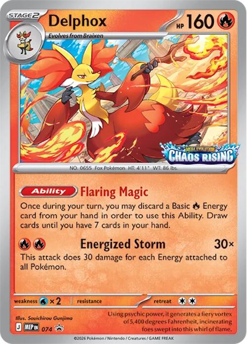 Delphox (074) [Mega Evolution Promo] | Anubis Games and Hobby
