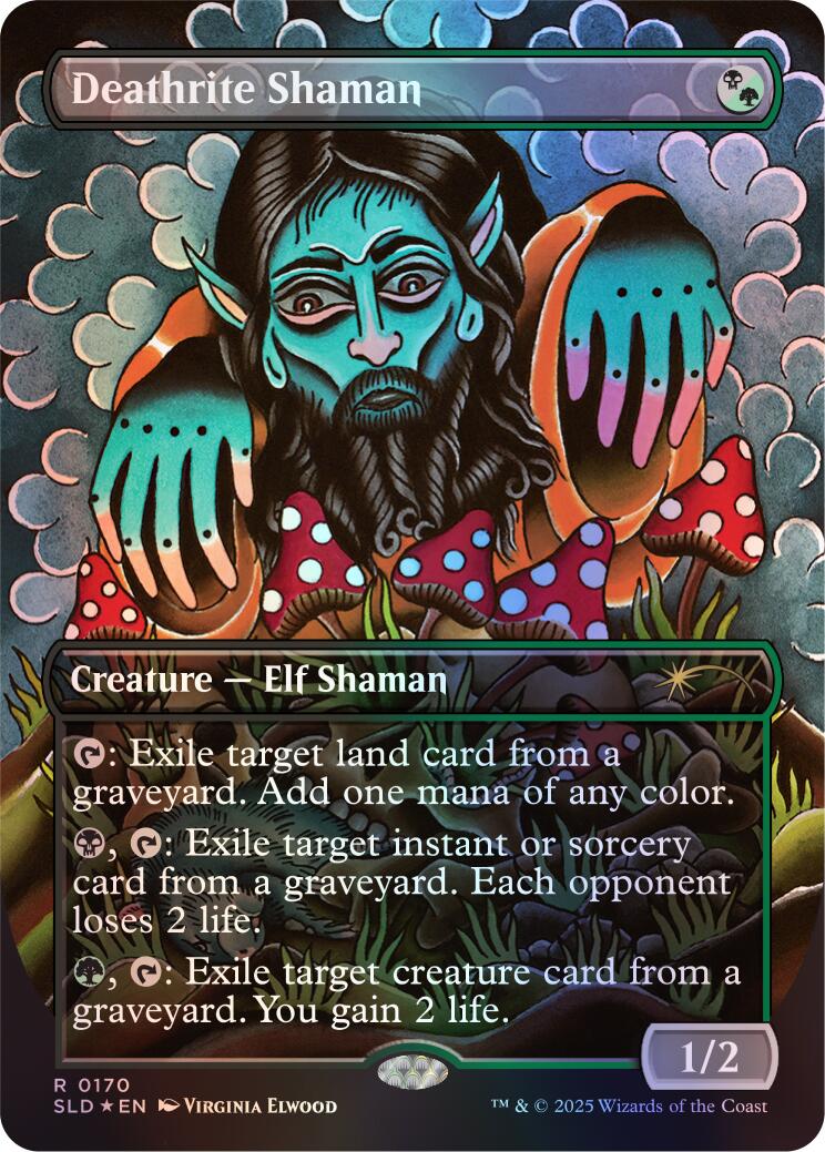 Deathrite Shaman (Rainbow Foil) [Secret Lair Drop Series] | Anubis Games and Hobby