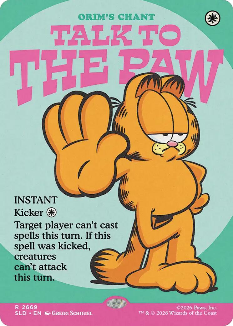 Talk to the Paw - Orim's Chant [Secret Lair Drop Series] | Anubis Games and Hobby