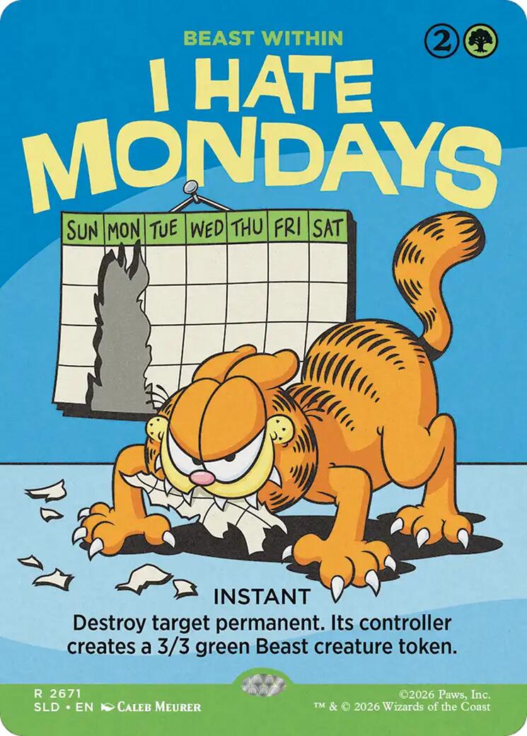 I Hate Mondays - Beast Within [Secret Lair Drop Series] | Anubis Games and Hobby