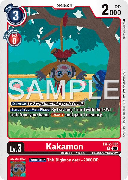 Kakamon [EX12-006] [Digital World Shambala] | Anubis Games and Hobby