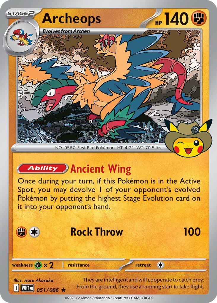Archeops (051/086) - 051 (Fossil Museum Exclusive) [Mega Evolution Promo] | Anubis Games and Hobby