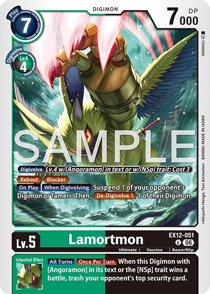 Lamortmon [EX12-051] [Digital World Shambala] | Anubis Games and Hobby