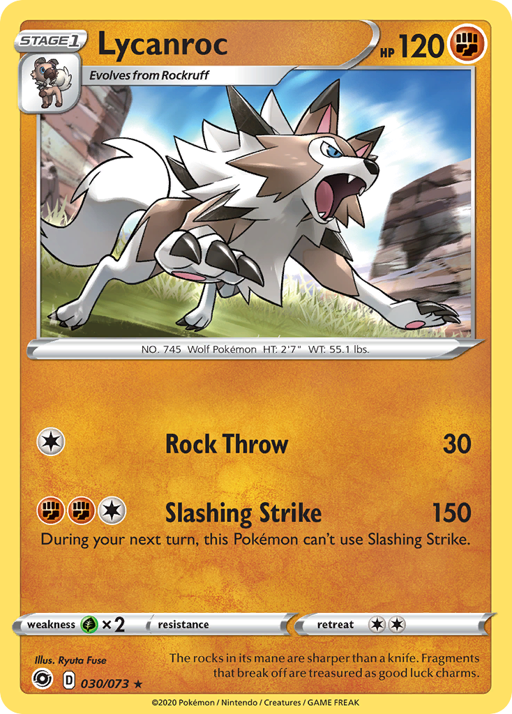 Lycanroc (030/073) [Sword & Shield: Champion's Path] | Anubis Games and Hobby