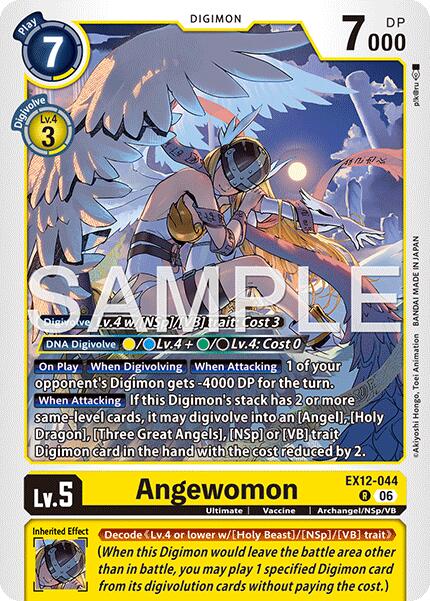 Angewomon [EX12-044] [Digital World Shambala] | Anubis Games and Hobby