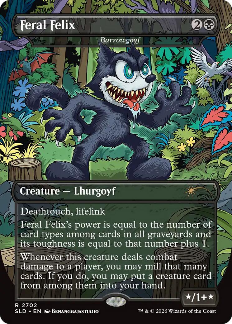 Feral Felix - Barrowgoyf [Secret Lair Drop Series] | Anubis Games and Hobby