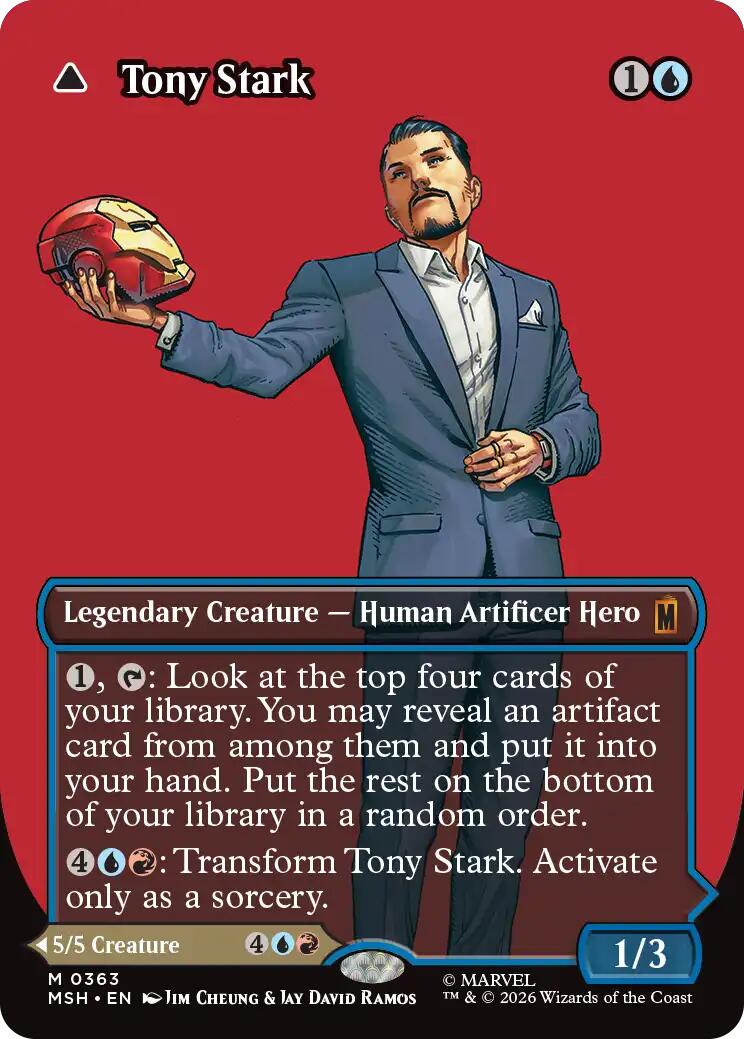 Tony Stark (Borderless) (0363) [Marvel Super Heroes] | Anubis Games and Hobby