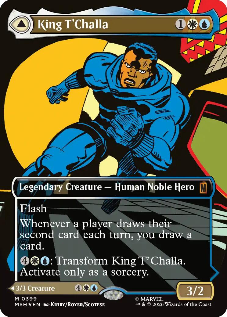 King T'Challa (Borderless) (0399) [Marvel Super Heroes] | Anubis Games and Hobby