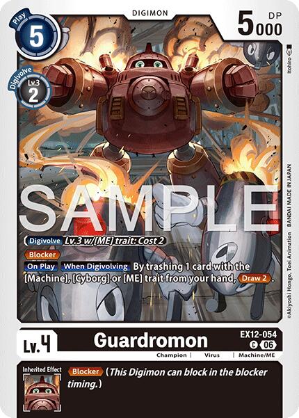 Guardromon [EX12-054] [Digital World Shambala] | Anubis Games and Hobby