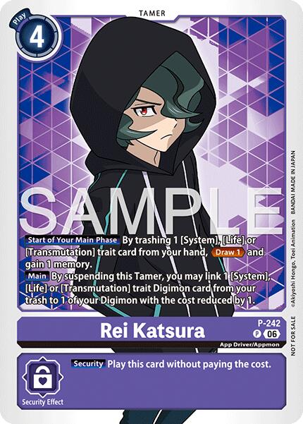 Rei Katsura [P-242] (Official Store Tournament 2026 Vol. 3 Participant) [Promotional Cards] | Anubis Games and Hobby