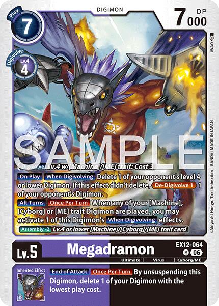 Megadramon [EX12-064] [Digital World Shambala] | Anubis Games and Hobby