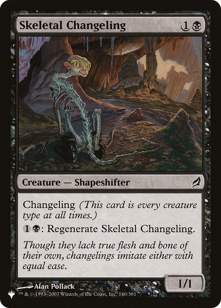 Skeletal Changeling [The List Reprints] | Anubis Games and Hobby