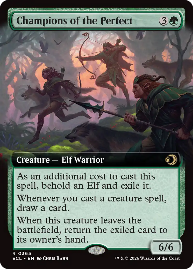 Champions of the Perfect (Extended Art) [Lorwyn Eclipsed] | Anubis Games and Hobby