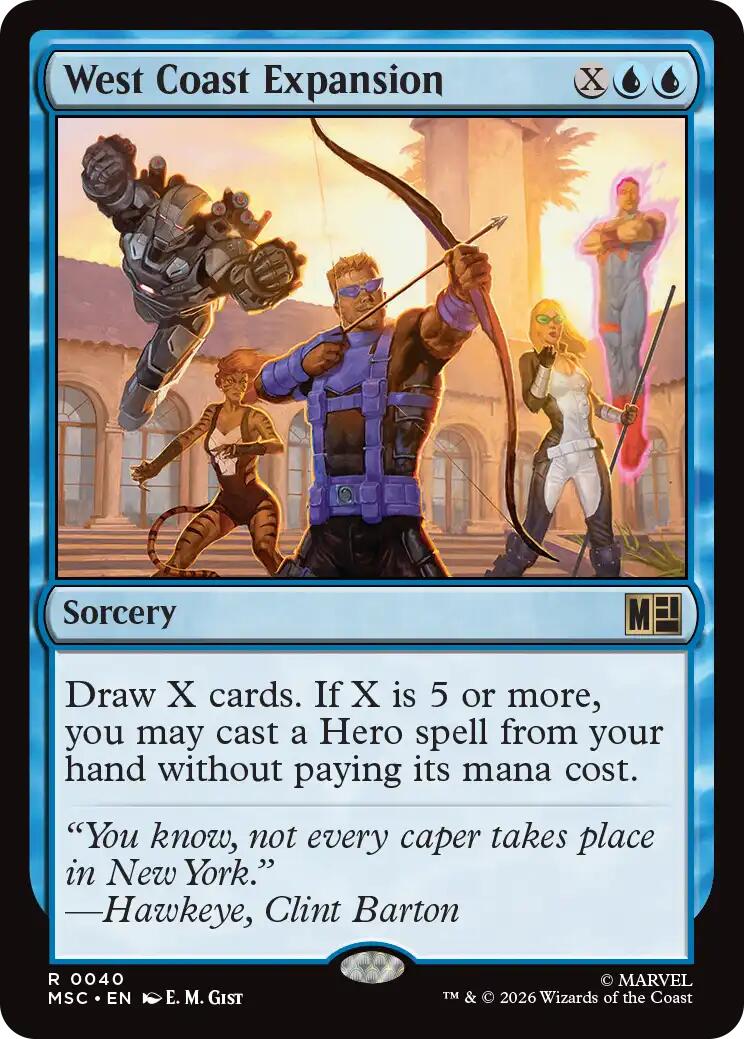 West Coast Expansion (Surge Foil) [Marvel Super Heroes Commander] | Anubis Games and Hobby