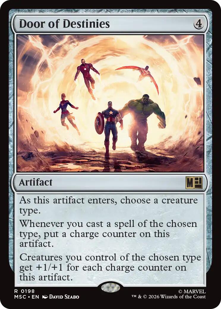 Door of Destinies (Surge Foil) [Marvel Super Heroes Commander] | Anubis Games and Hobby