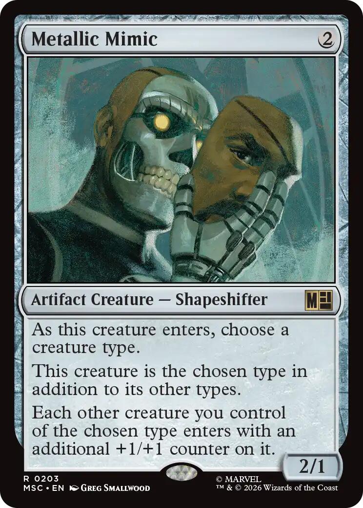Metallic Mimic (Surge Foil) [Marvel Super Heroes Commander] | Anubis Games and Hobby