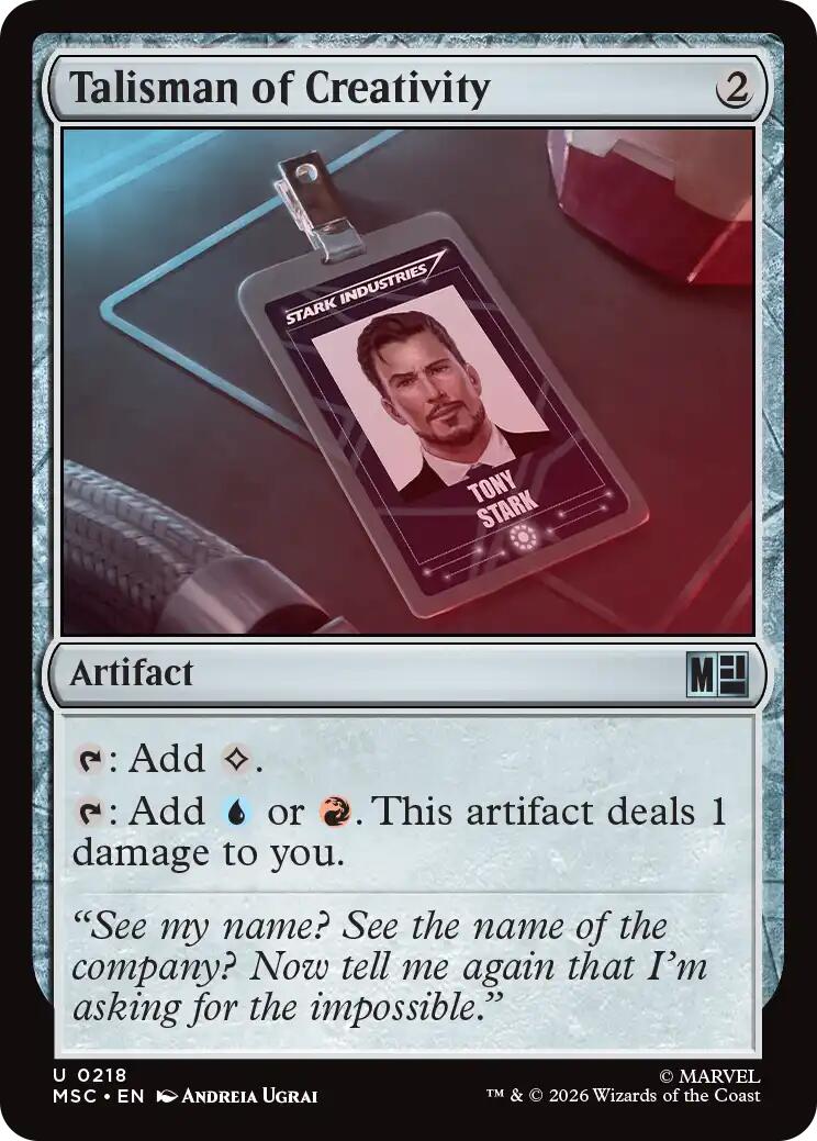 Talisman of Creativity (Surge Foil) [Marvel Super Heroes Commander] | Anubis Games and Hobby