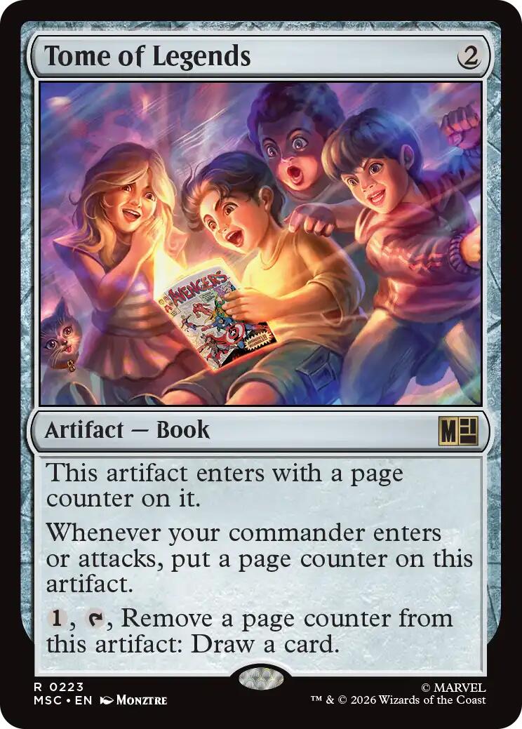 Tome of Legends (Surge Foil) [Marvel Super Heroes Commander] | Anubis Games and Hobby