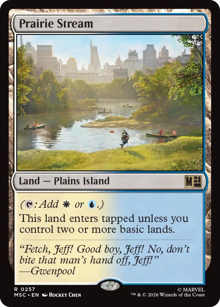 Prairie Stream (Surge Foil) [Marvel Super Heroes Commander] | Anubis Games and Hobby