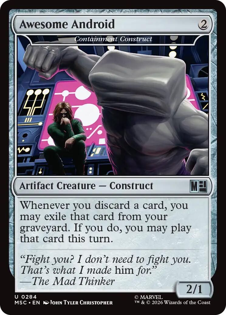 Awesome Android - Containment Construct (Surge Foil) [Marvel Super Heroes Commander] | Anubis Games and Hobby