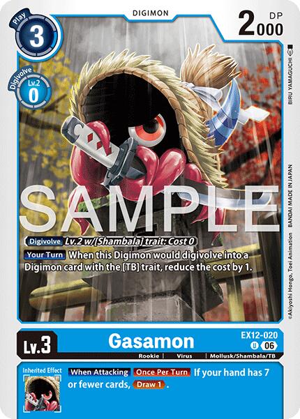Gasamon [EX12-020] [Digital World Shambala] | Anubis Games and Hobby