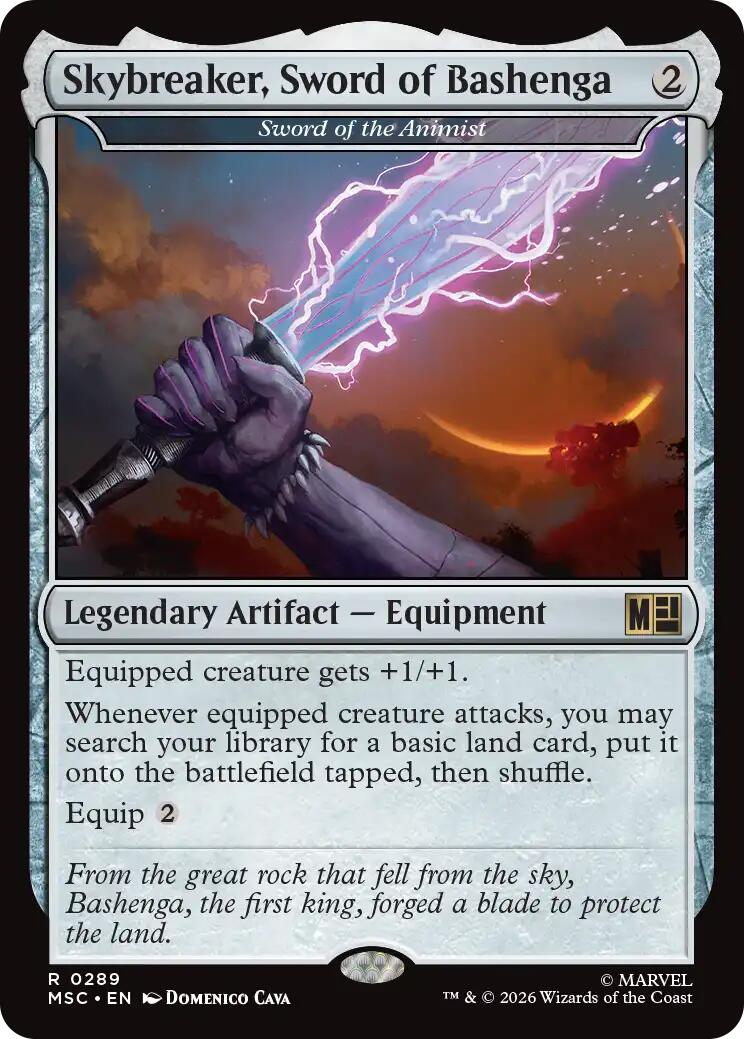 Skybreaker, Sword of Bashenga - Sword of the Animist [Marvel Super Heroes Commander] | Anubis Games and Hobby