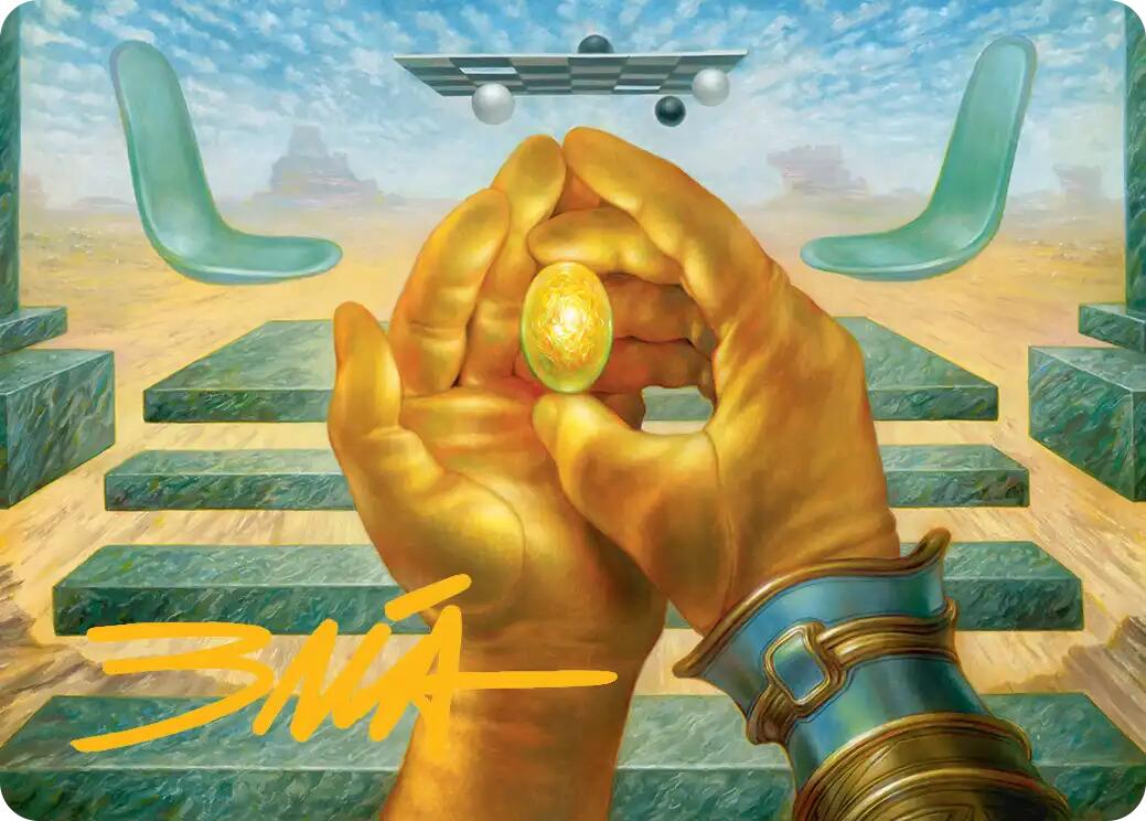 The Mind Stone Art Card (Gold-Stamped Signature) [Marvel Super Heroes Art Series] | Anubis Games and Hobby