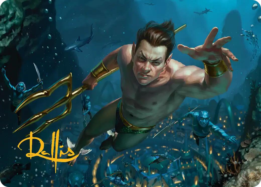 Namor the Sub-Mariner Art Card (Gold-Stamped Signature) [Marvel Super Heroes Art Series] | Anubis Games and Hobby