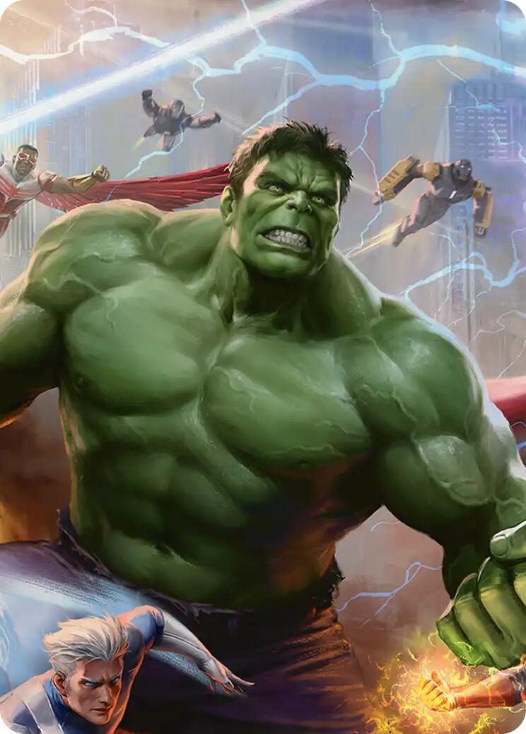 Hulk, Always Angry Art Card [Marvel Super Heroes Art Series] | Anubis Games and Hobby