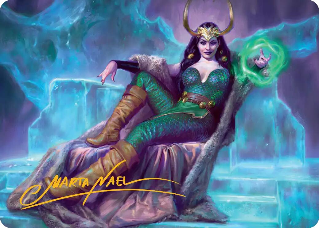Lady Loki, Agent of Chaos Art Card (Gold-Stamped Signature) [Marvel Super Heroes Art Series] | Anubis Games and Hobby