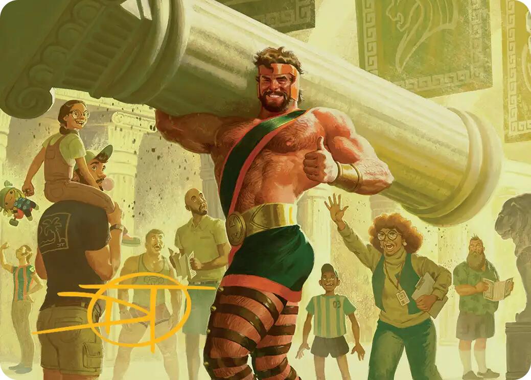 Hercules, Prince of Power Art Card (Gold-Stamped Signature) [Marvel Super Heroes Art Series] | Anubis Games and Hobby