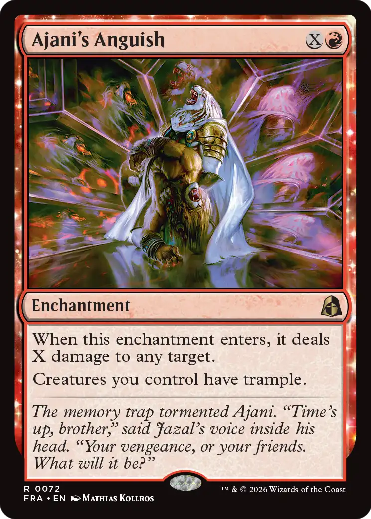Ajani's Anguish [Reality Fracture] | Anubis Games and Hobby