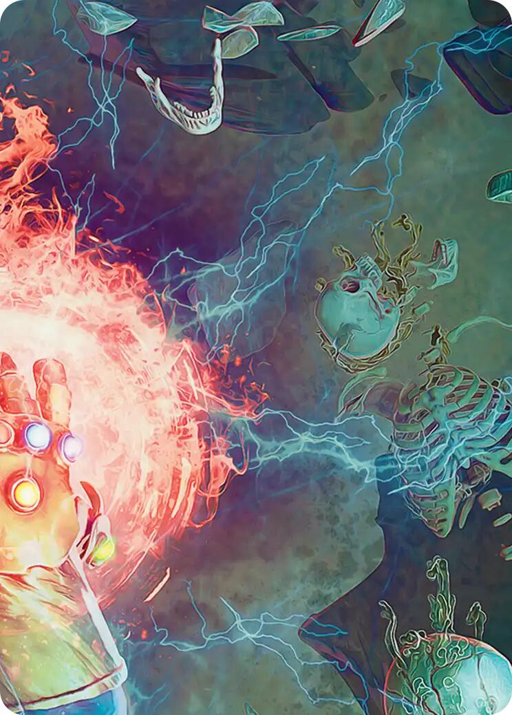 Thanos, the Mad Titan Art Card (3/9) [Marvel Super Heroes Art Series] | Anubis Games and Hobby