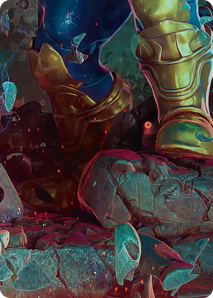 Thanos, the Mad Titan Art Card (8/9) [Marvel Super Heroes Art Series] | Anubis Games and Hobby