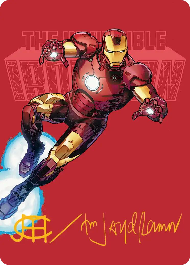 The Invincible Iron Man Art Card (Gold-Stamped Signature) [Marvel Super Heroes Art Series] | Anubis Games and Hobby