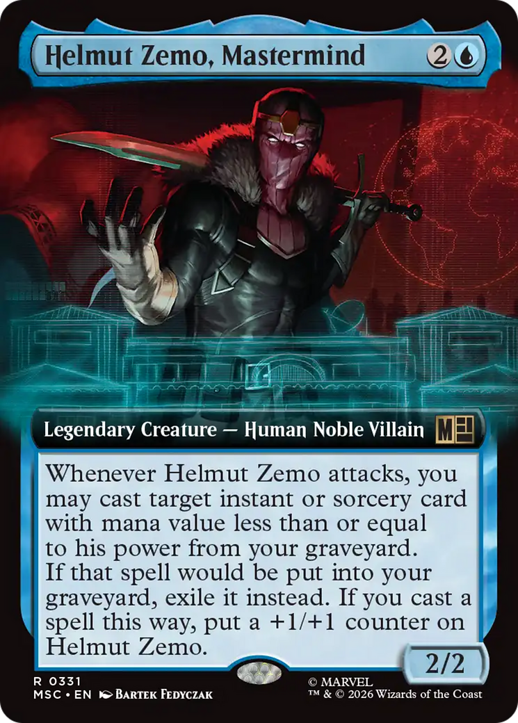 Helmut Zemo, Mastermind (Extended Art) [Marvel Super Heroes Commander] | Anubis Games and Hobby