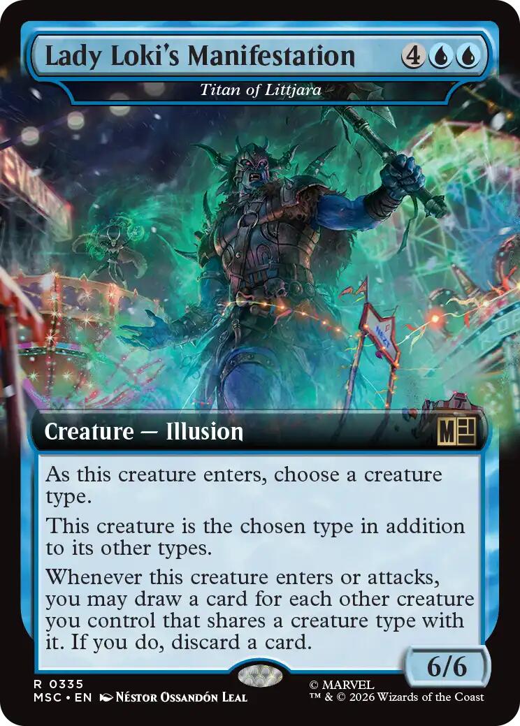 Lady Loki's Manifestation - Titan of Littjara (Extended Art) [Marvel Super Heroes Commander] | Anubis Games and Hobby