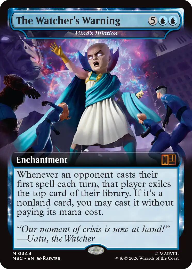 The Watcher's Warning - Mind's Dilation (Extended Art) [Marvel Super Heroes Commander] | Anubis Games and Hobby