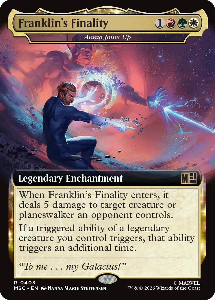 Franklin's Finality - Annie Joins Up (Extended Art) [Marvel Super Heroes Commander] | Anubis Games and Hobby