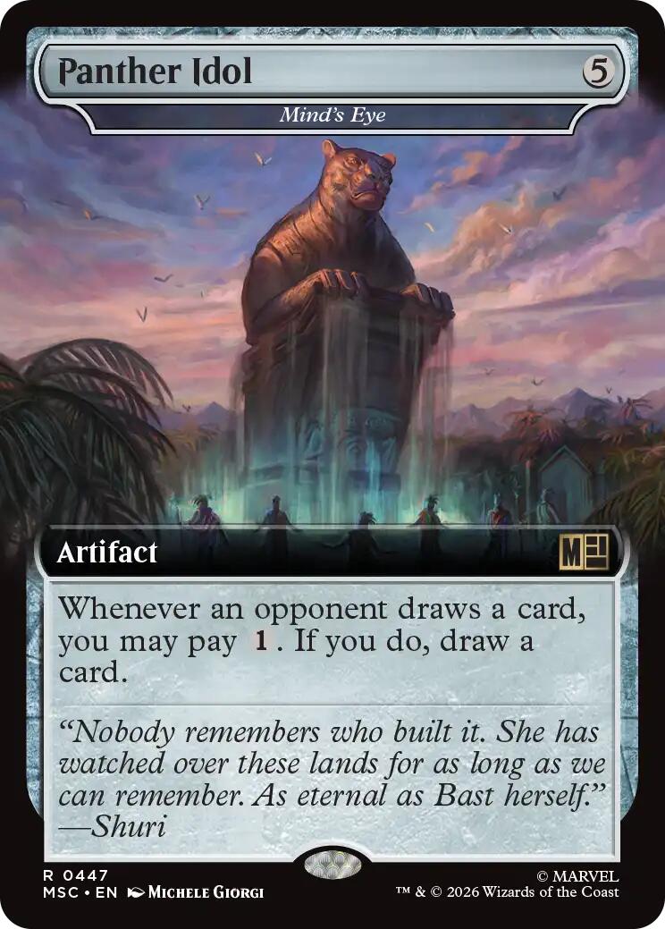 Panther Idol - Mind's Eye (Extended Art) [Marvel Super Heroes Commander] | Anubis Games and Hobby