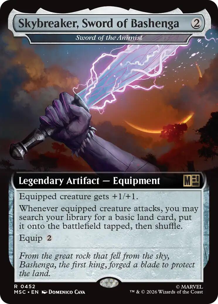 Skybreaker, Sword of Bashenga - Sword of the Animist (Extended Art) [Marvel Super Heroes Commander] | Anubis Games and Hobby